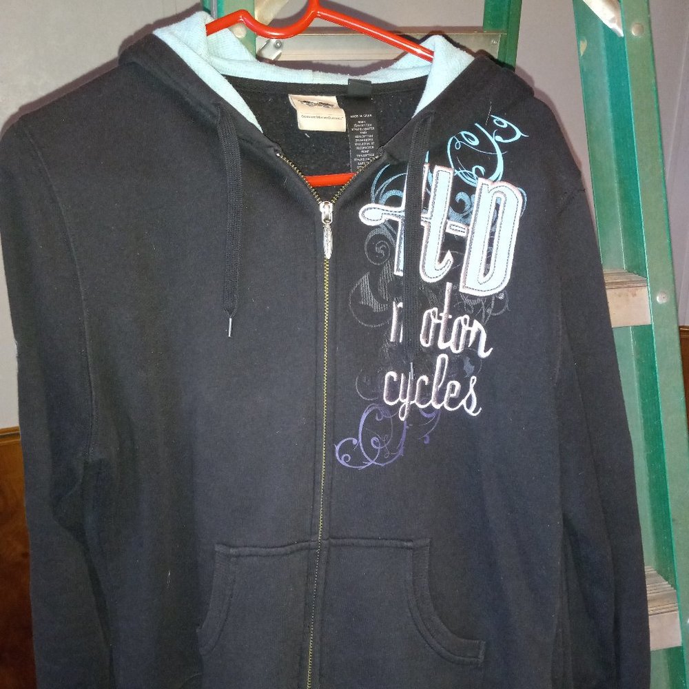 Ladies Harley Davidson zip up hoodie